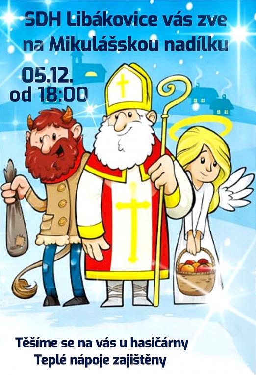 Mikulášská nadílka Libákovice