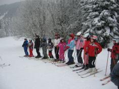 účastníci lyžařského kurzu 2010